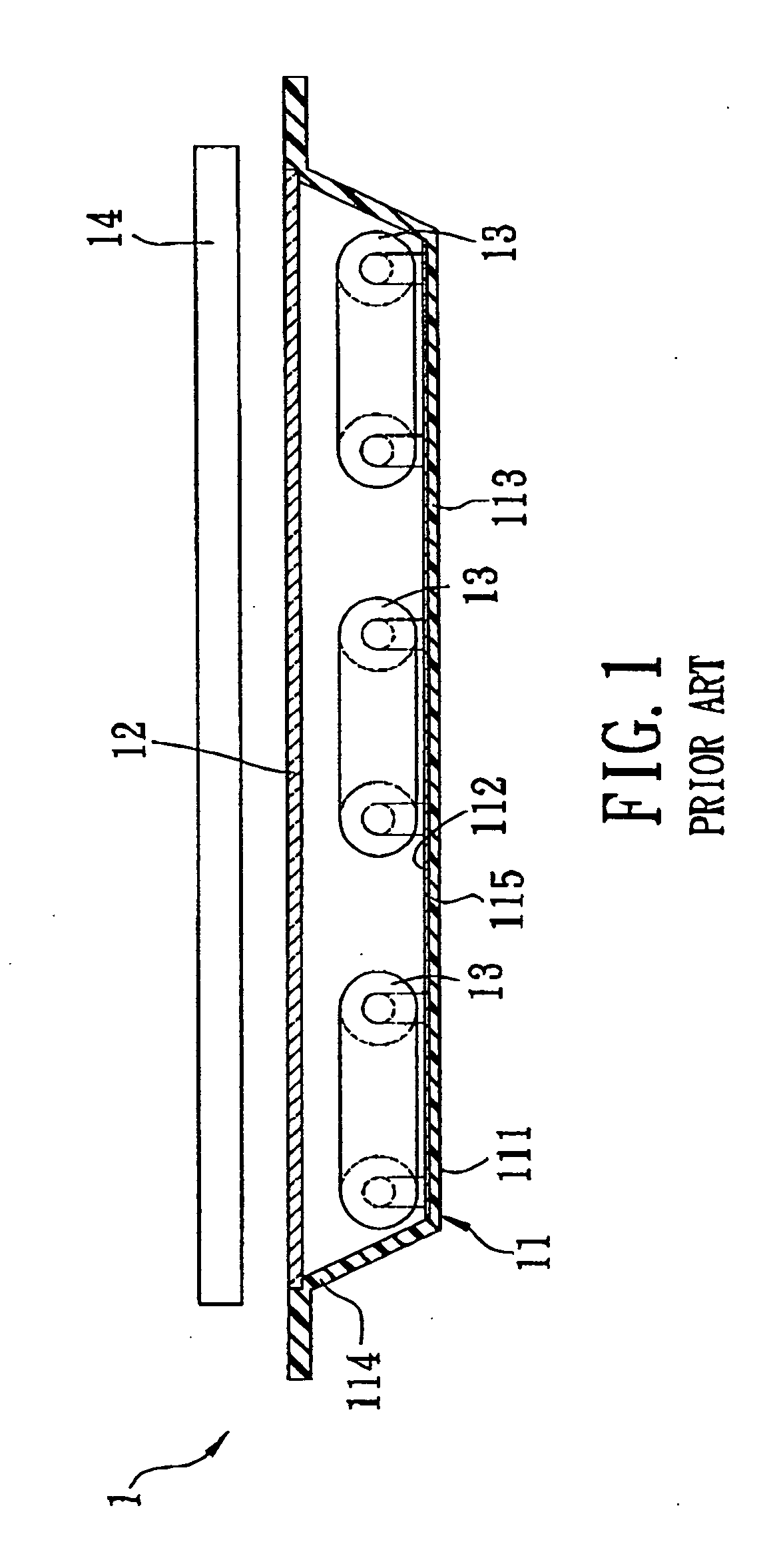 Case for a backlight module (I)