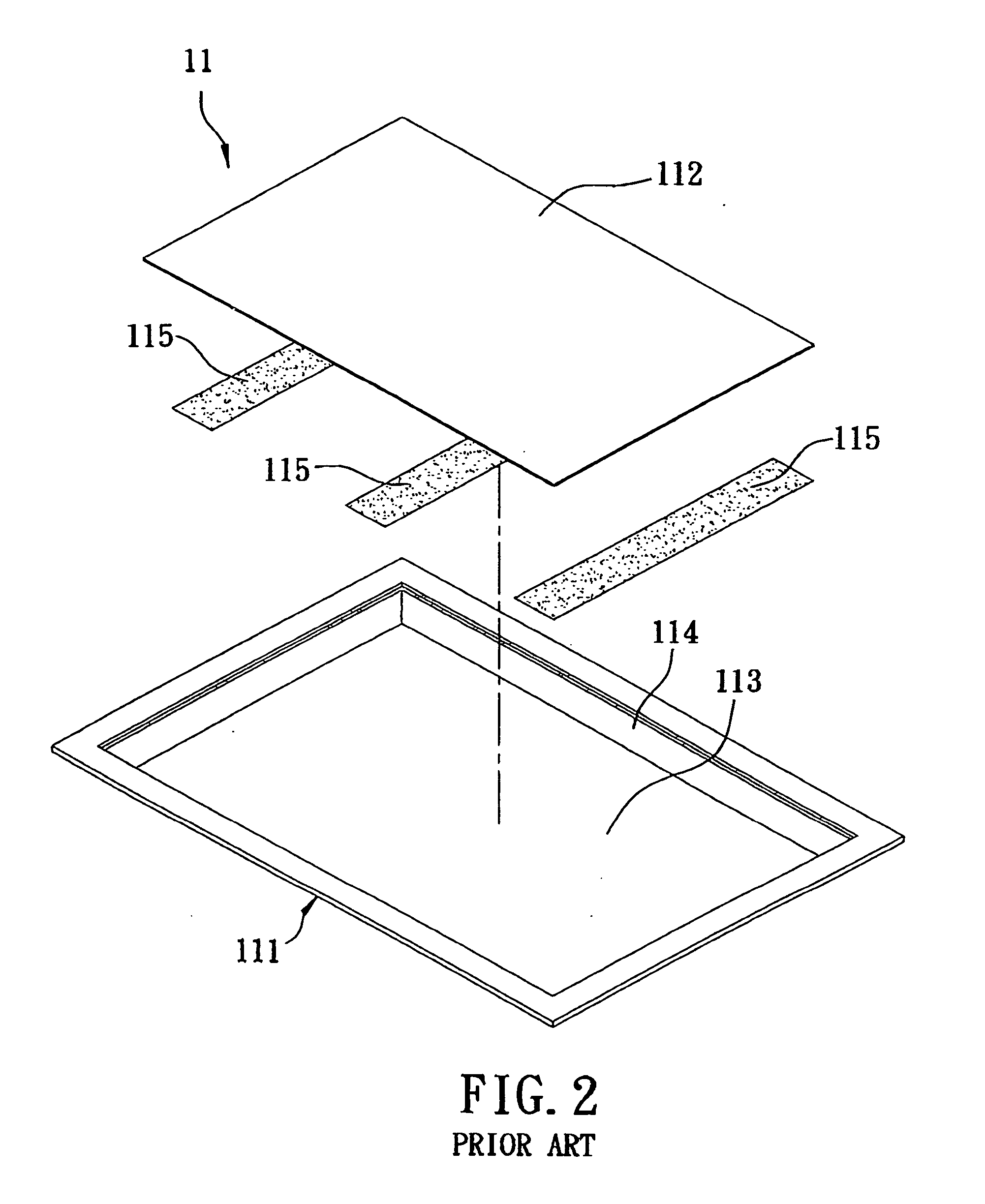 Case for a backlight module (I)