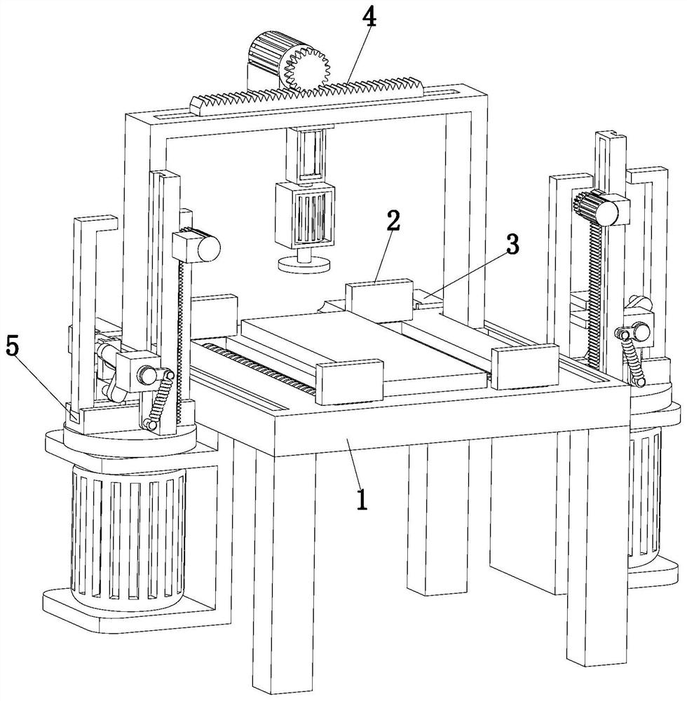 Aluminum alloy door and window machining deburring device