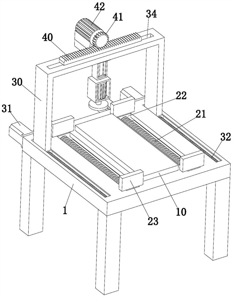 Aluminum alloy door and window machining deburring device