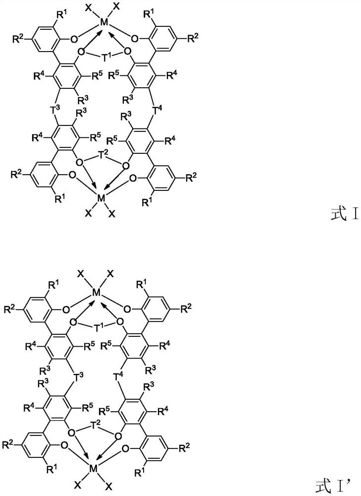 Tetra-aryloxy IVB group binuclear metal complex and preparation method and application of tetra-aryloxy IVB group binuclear metal complex