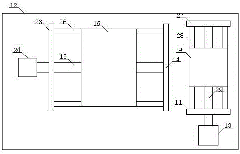 A multi-roller laser transmission welding clamping device