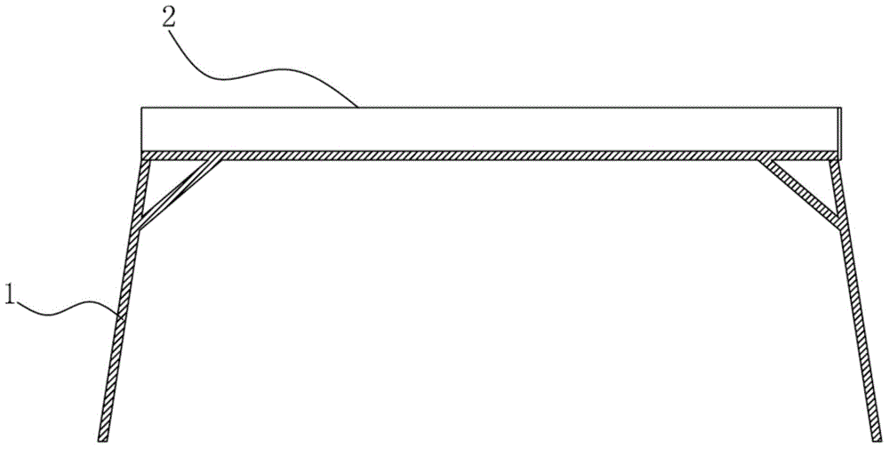 Novel stone sheet processing table