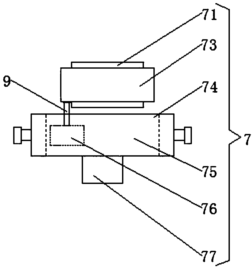 Rapid and uniform drying device for textile fabric