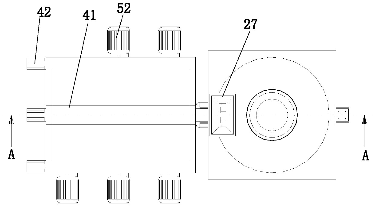 Starch particle processing device