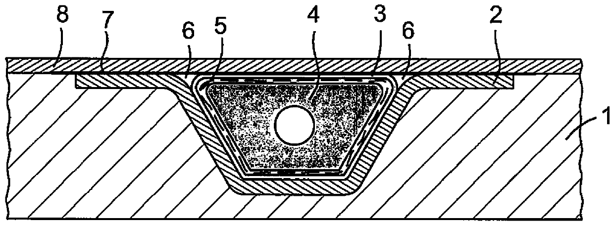 Forming and manufacturing method of composite material hat-shaped reinforced panel based on wire laying technology