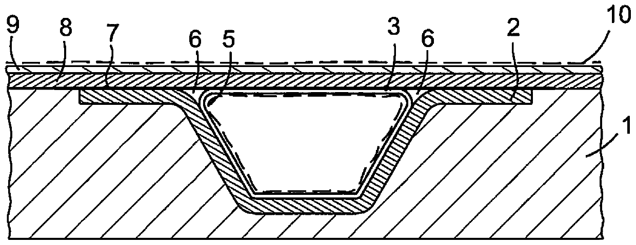 Forming and manufacturing method of composite material hat-shaped reinforced panel based on wire laying technology