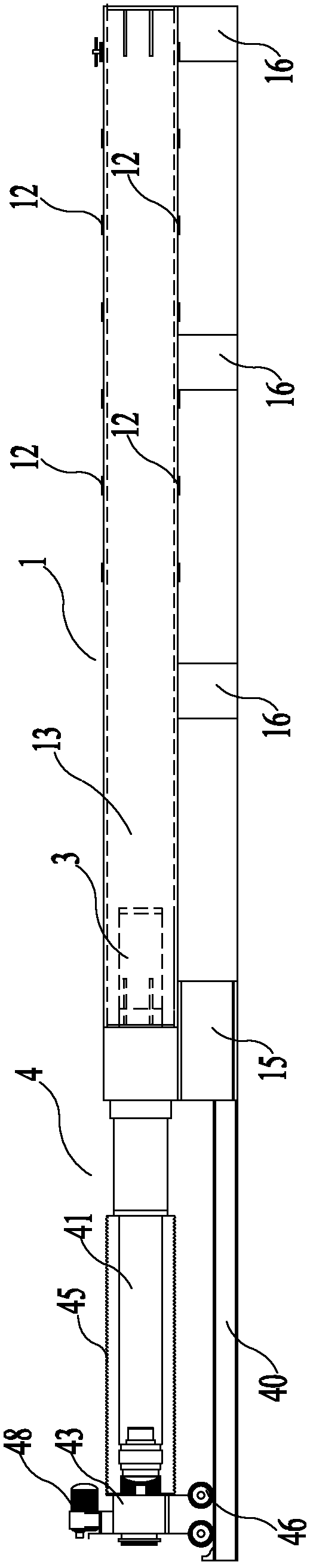 Large deformation tensile force testing system