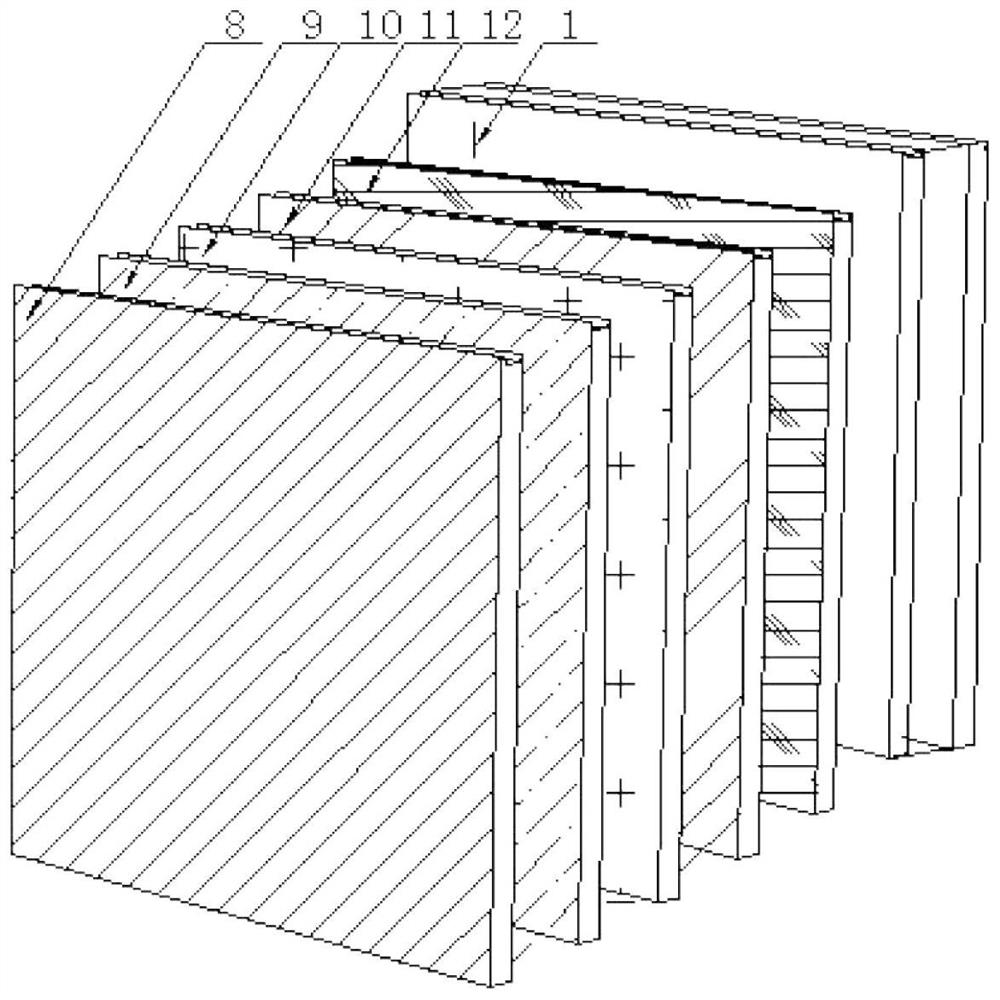 A prefabricated thermal insulation wall