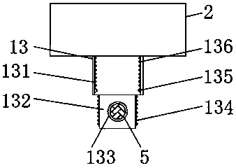 Stirring device used in synthetic resin production process