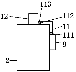 Stirring device used in synthetic resin production process