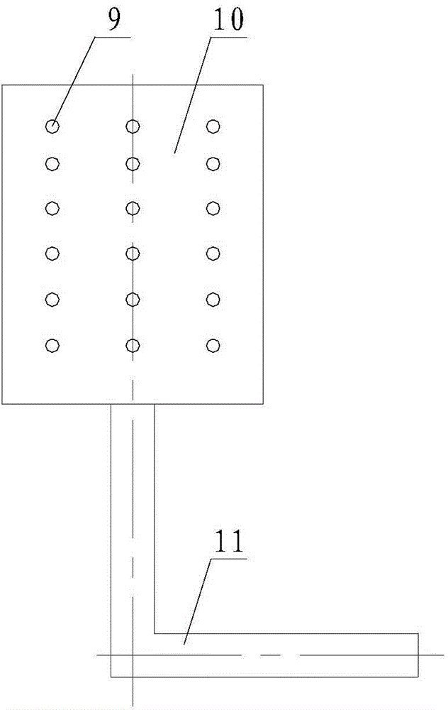 Continuous production process and device of benzoic acid