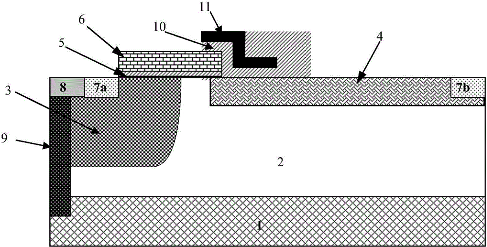 Radio-frequency LDMOS (Laterally Diffused Metal Oxide Semiconductor) device and manufacturing method thereof