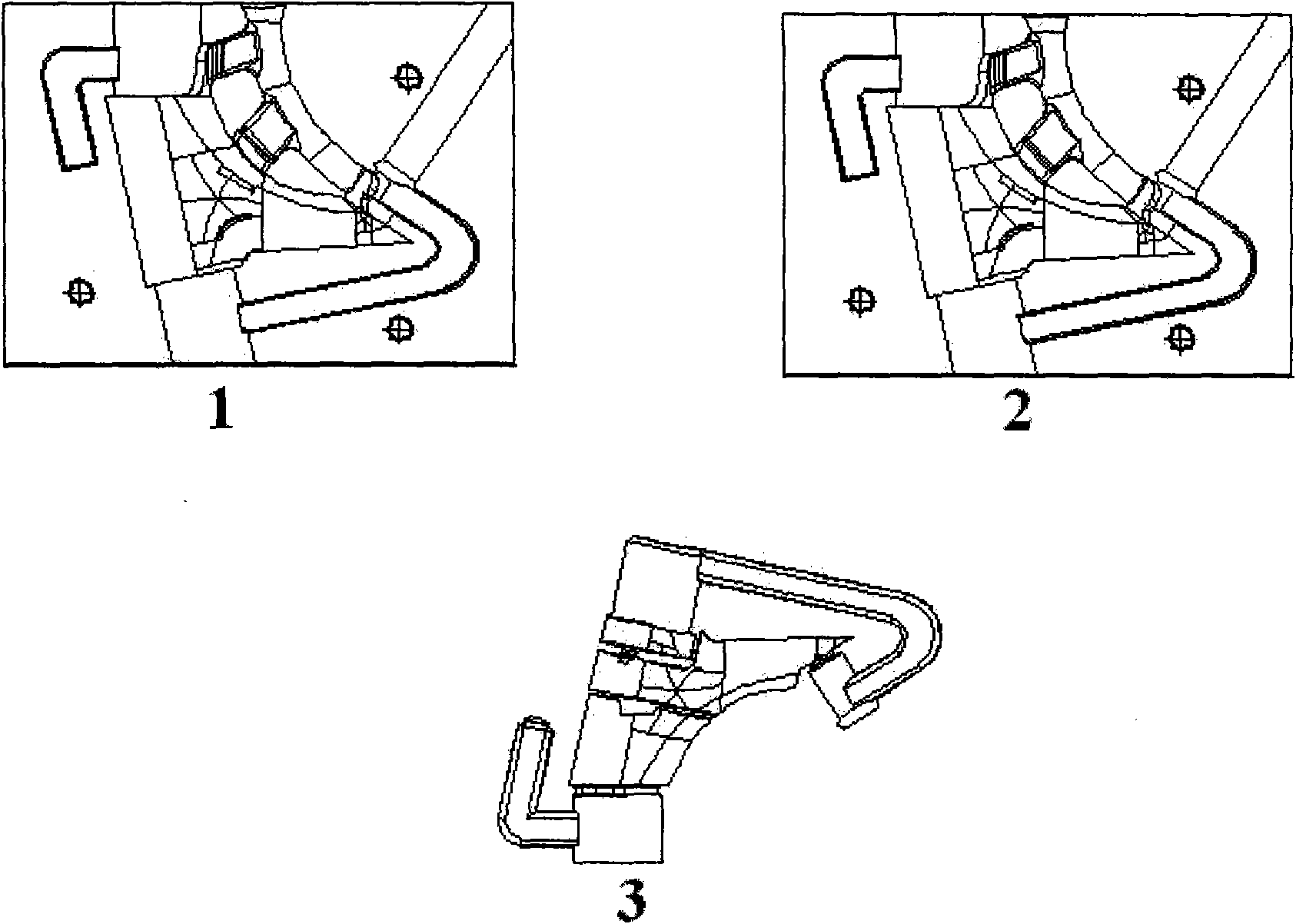 Sand mold rotary gravity mould and casting method thereof