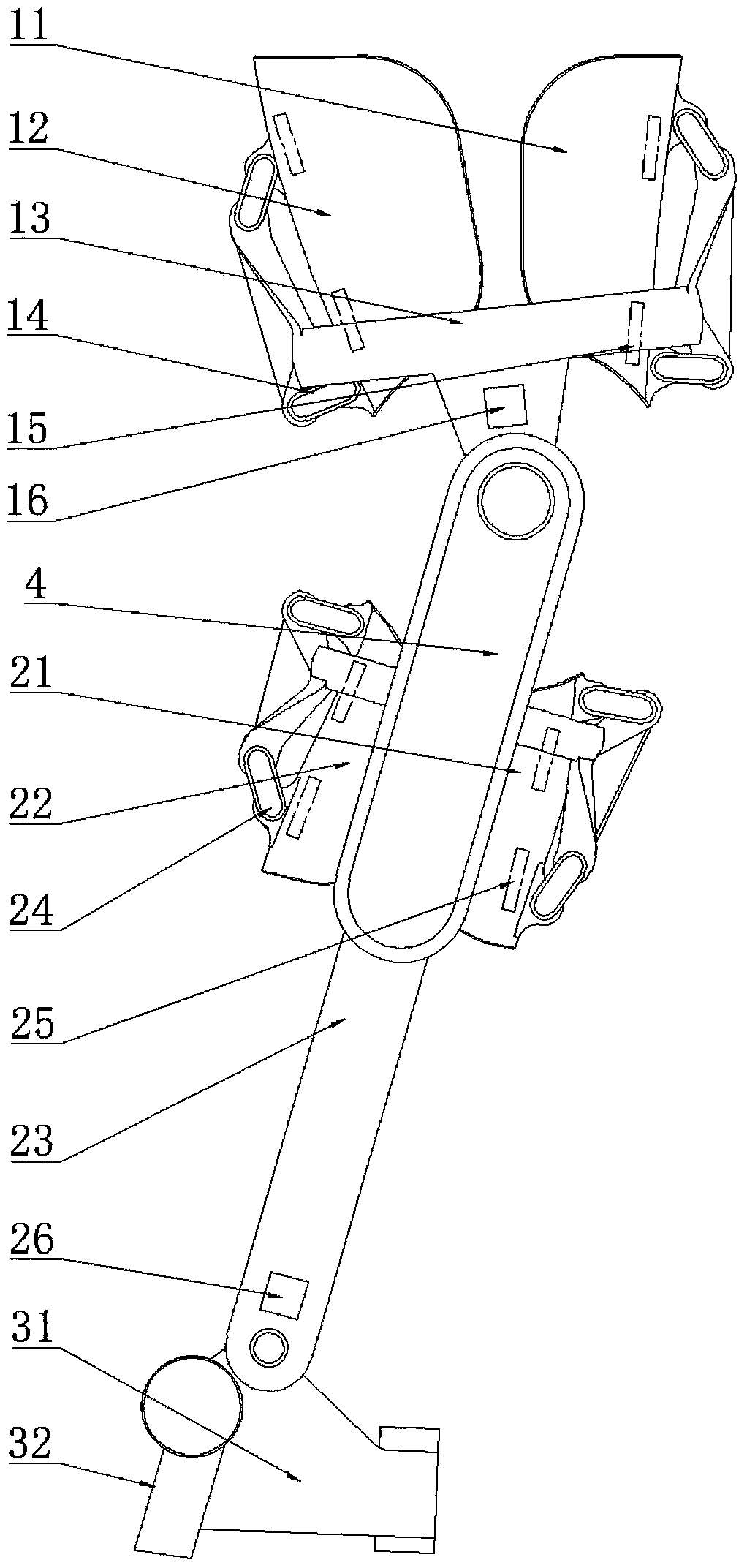 Controlling method for lower limb external skeleton robot