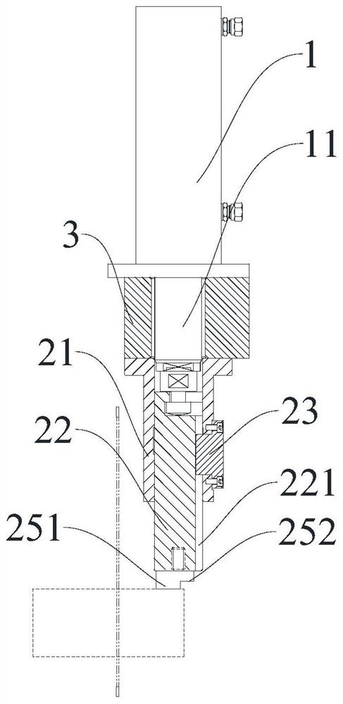 Oil cylinder pressing guide reinforcing structure