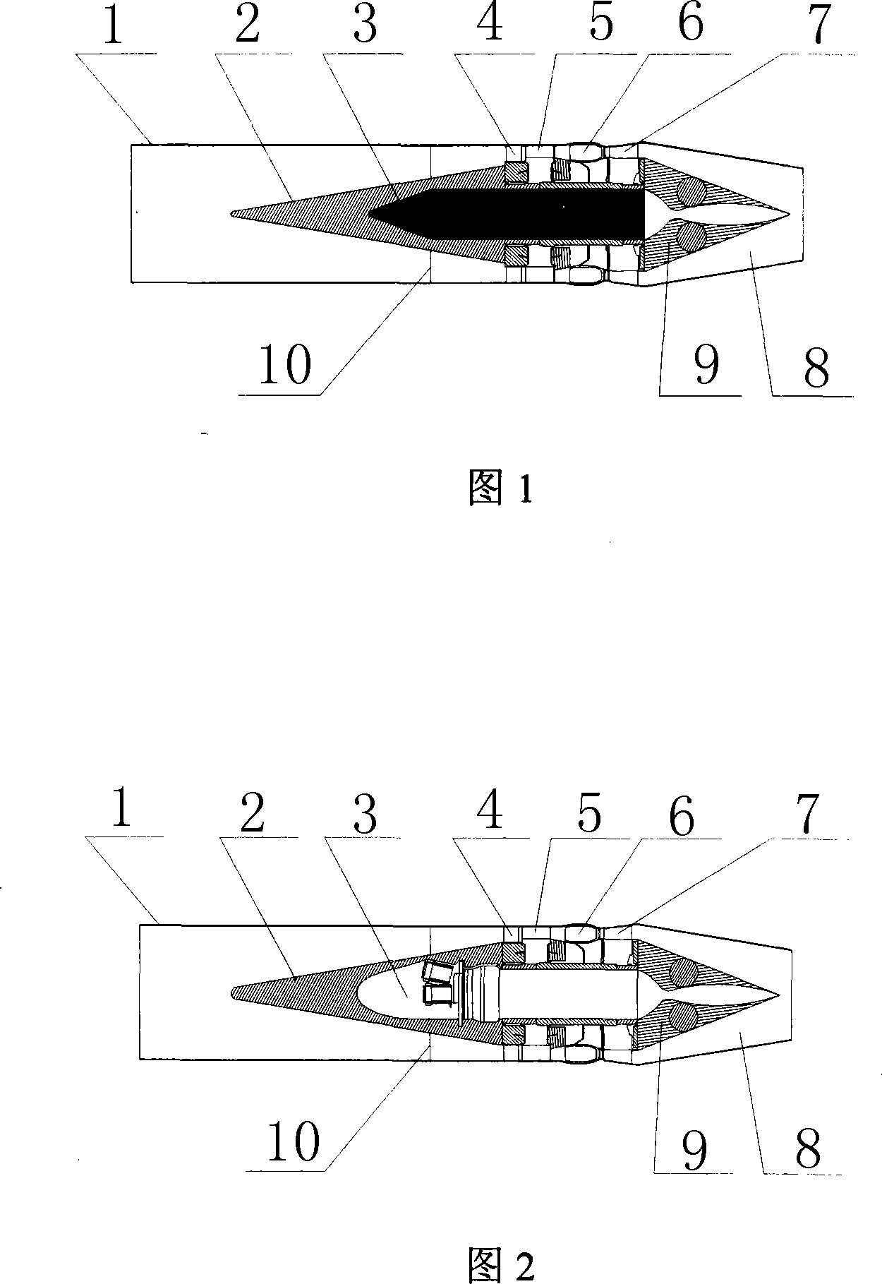 Turbine-rocket embedded type engine