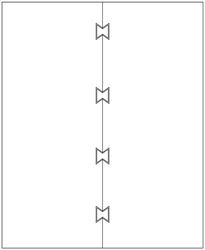 Assembly type light partition wall batten connecting device adopting double-dovetail connection