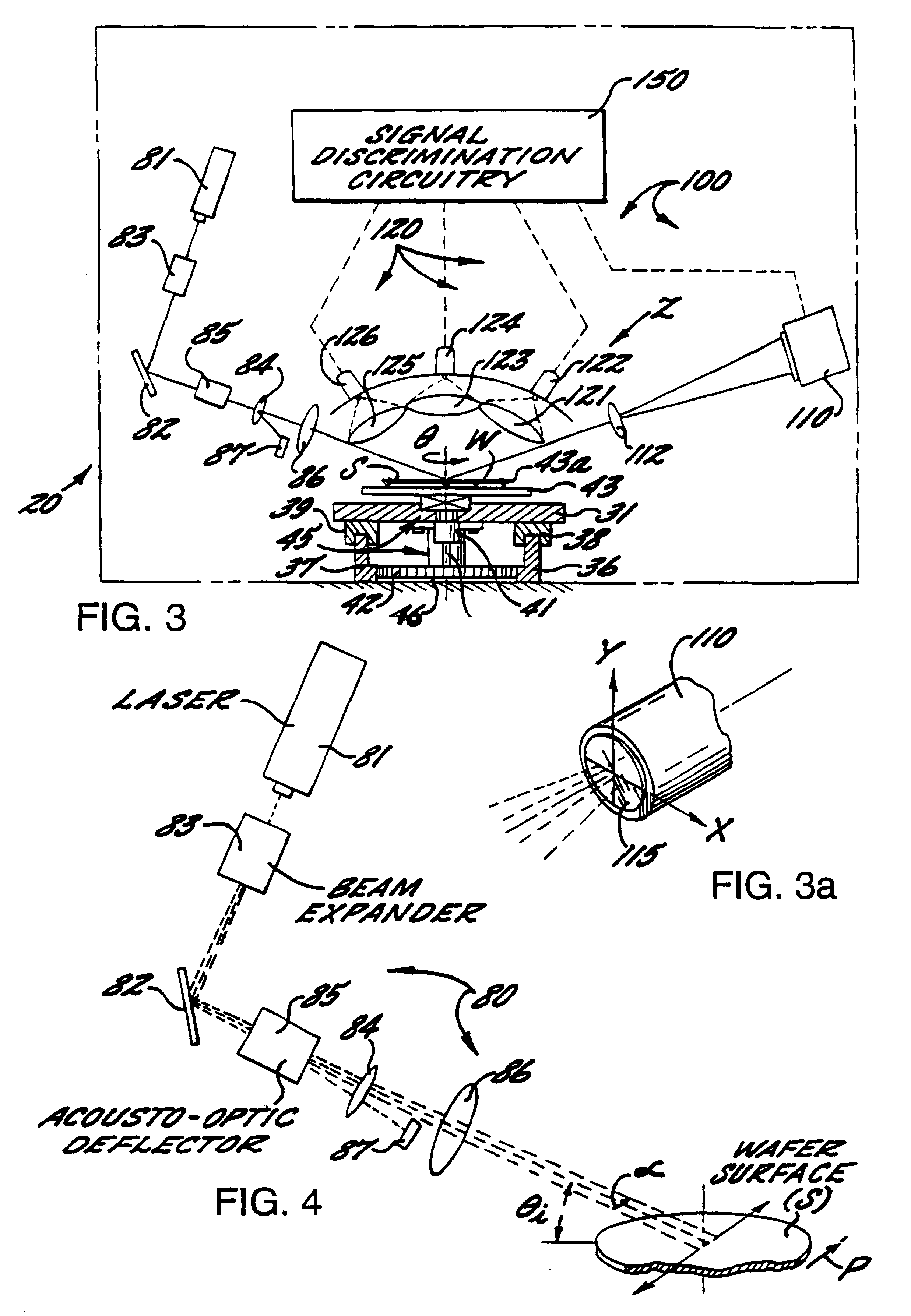 Wafer inspection system for distinguishing pits and particles