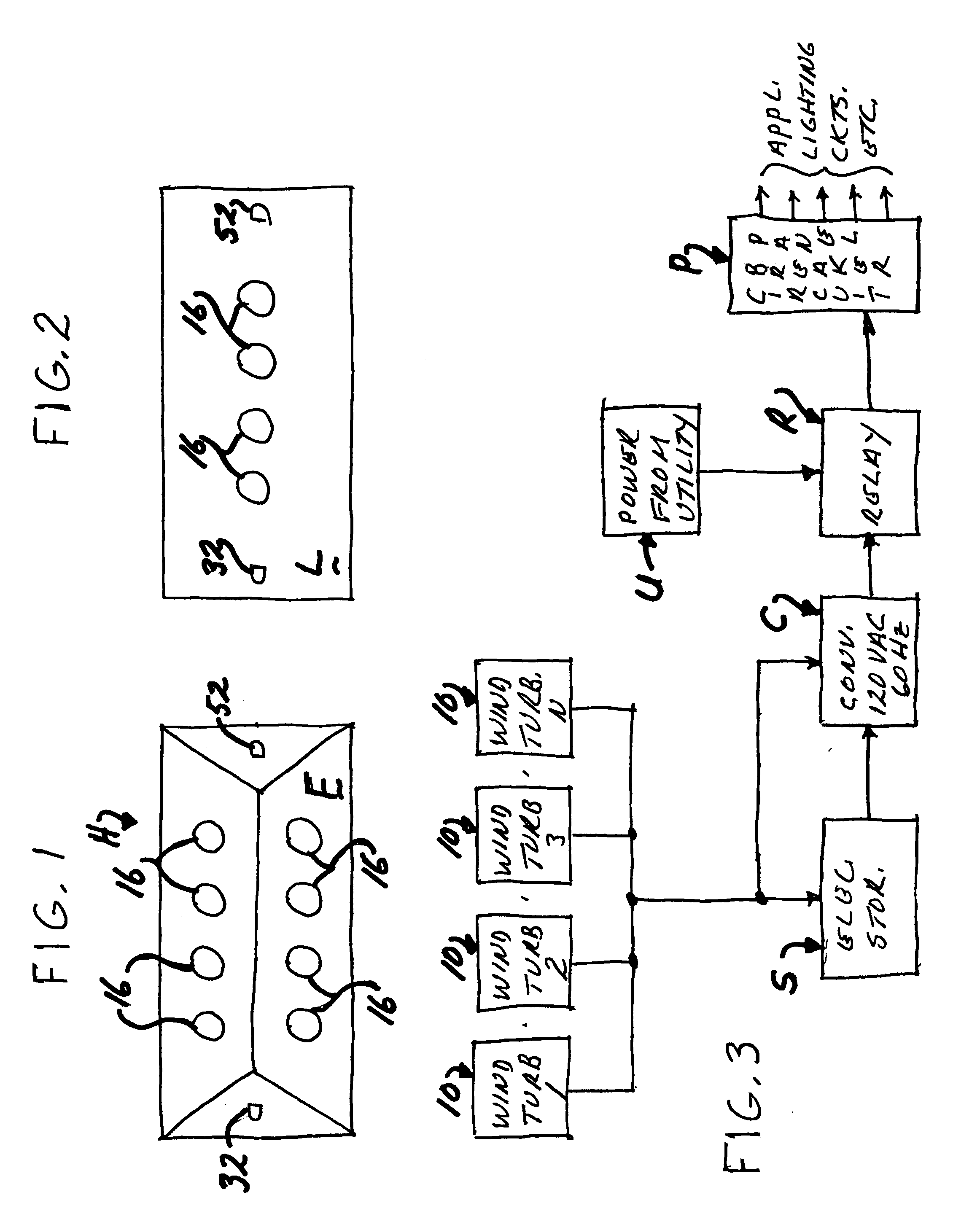 Wind generator for installation on a house