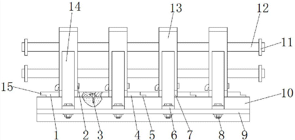 Combined bridge guardrail