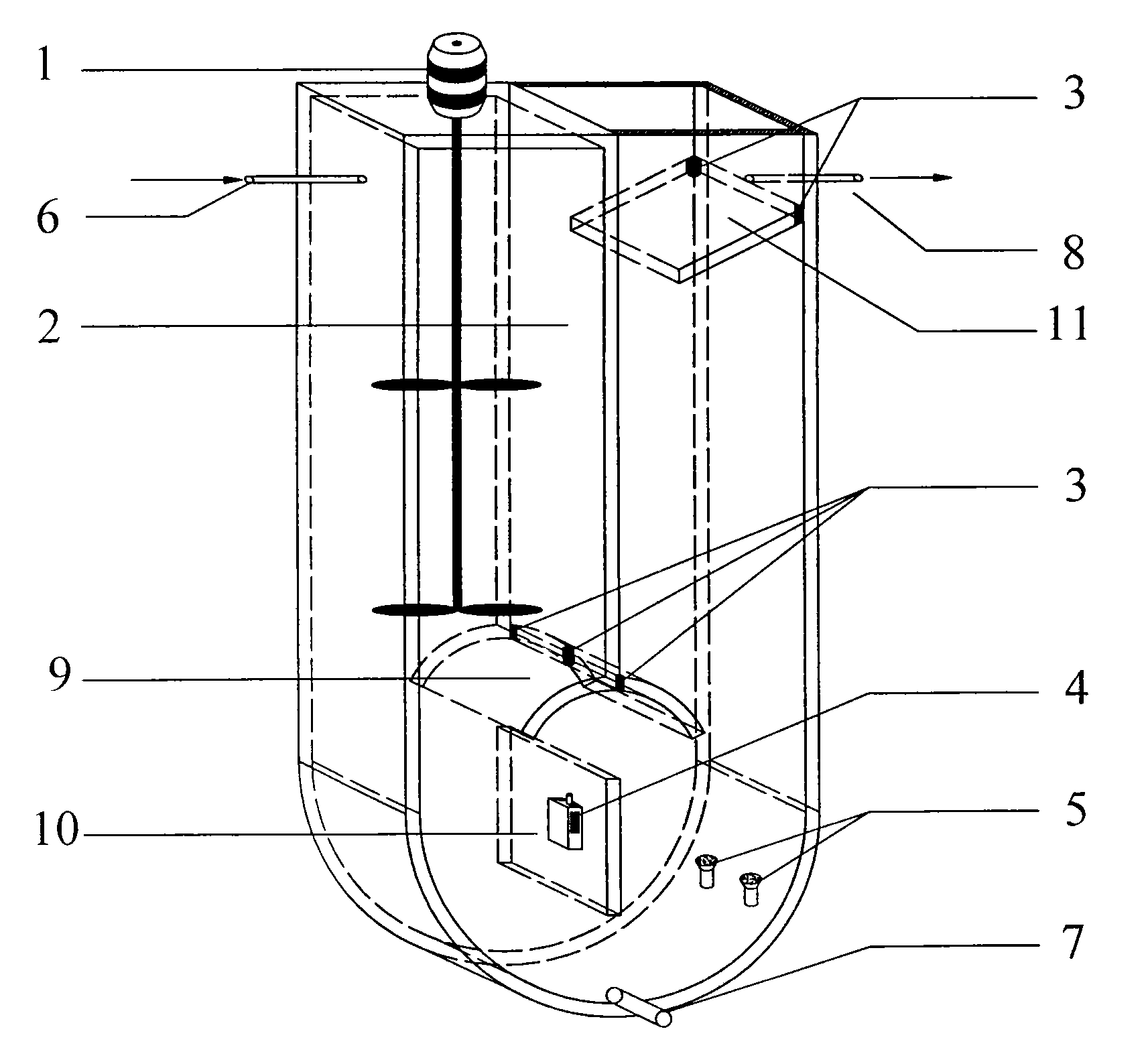 Method for controlling residual sludge reduction in activated sludge-sewage treatment system and reactor