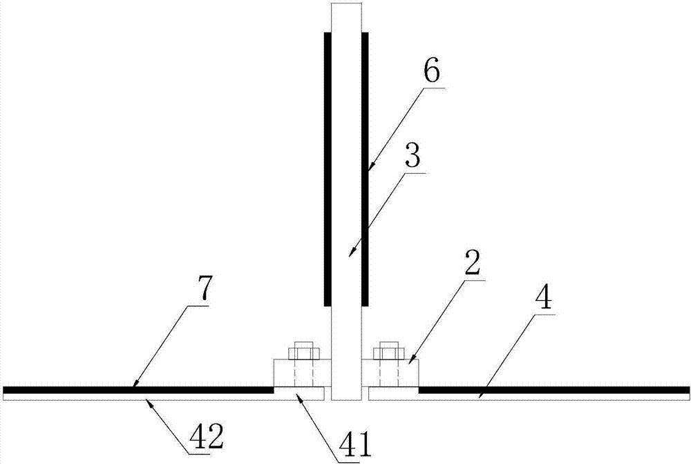 Glass stacking device