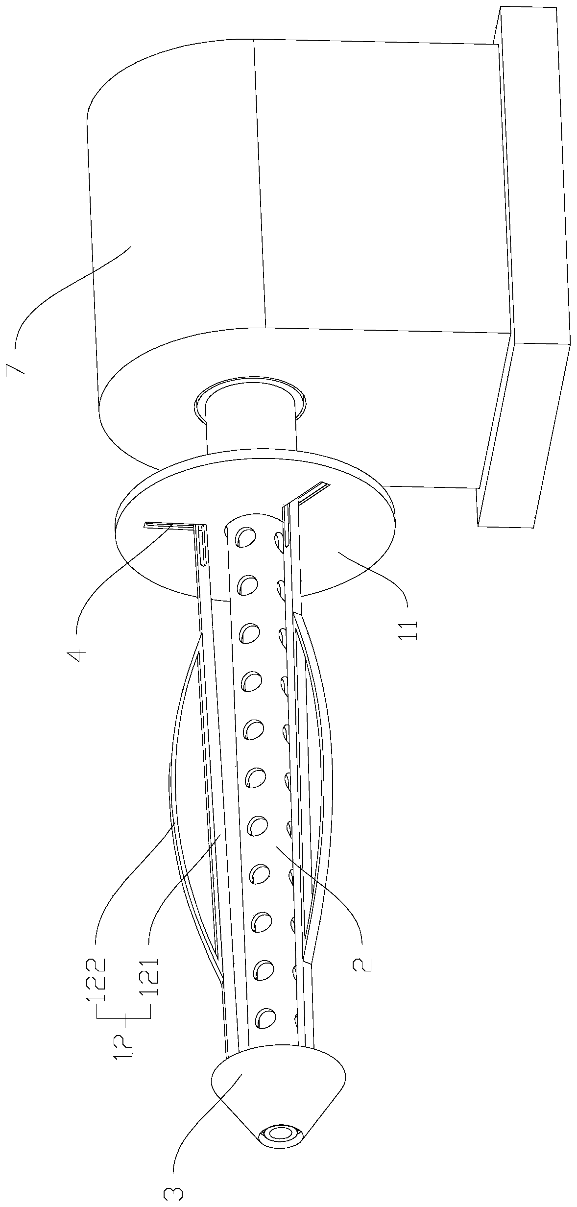 Dragon fruit pulp picking device