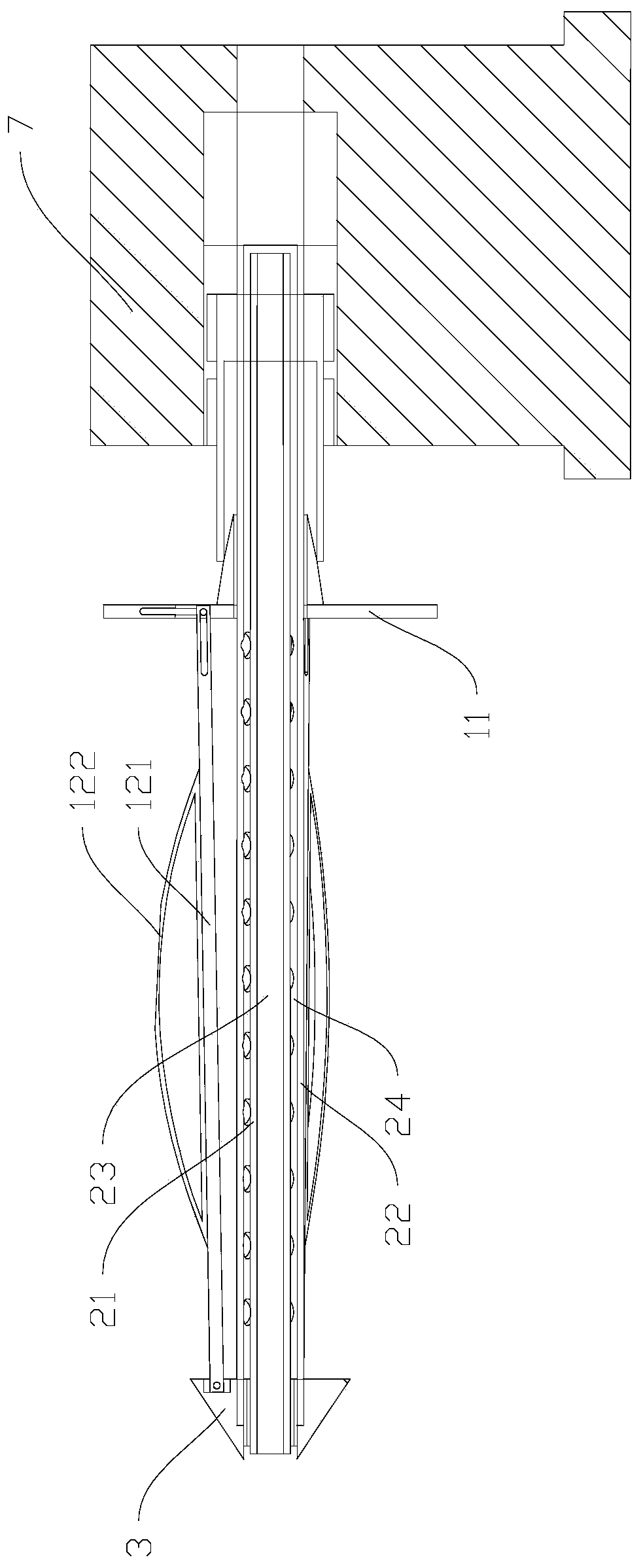 Dragon fruit pulp picking device