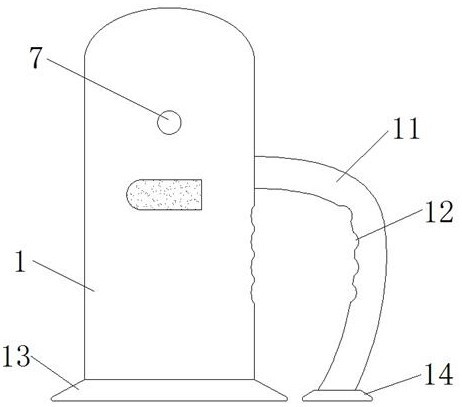 Multifunctional liquid drinking cup suitable for hemiplegic dysphagia patients