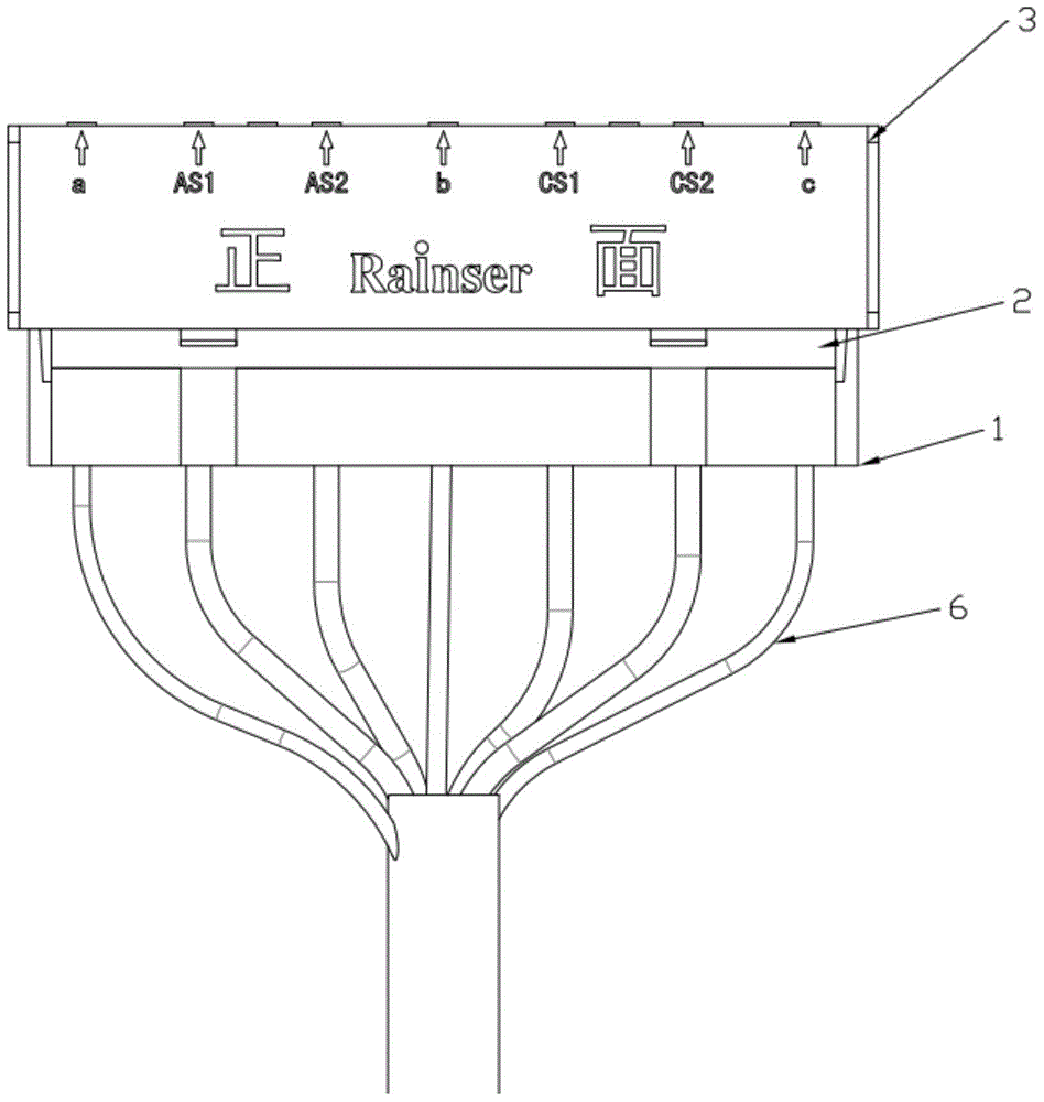 Wiring device special for power measurement