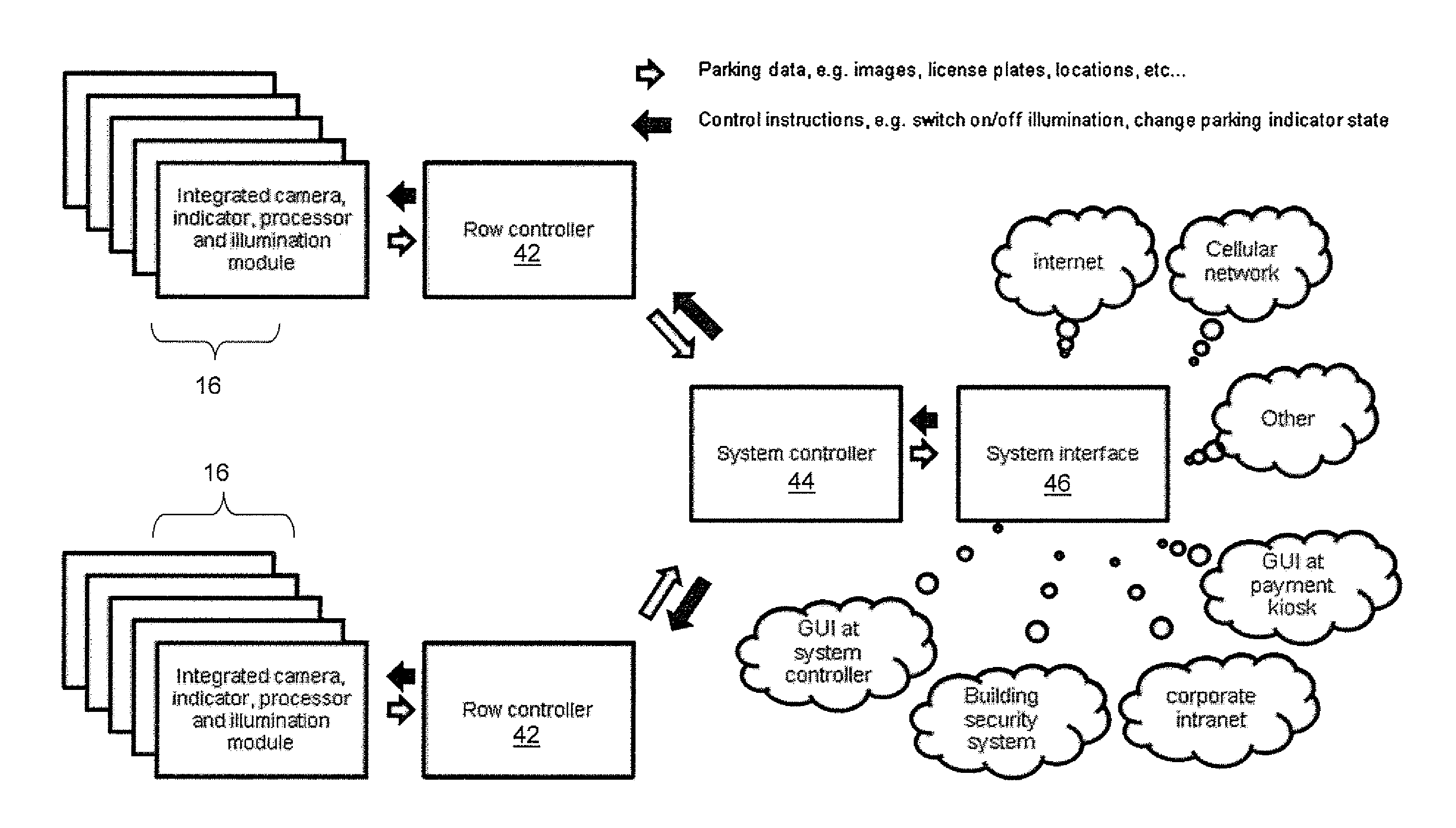 Method and system for managing a parking lot based on intelligent imaging