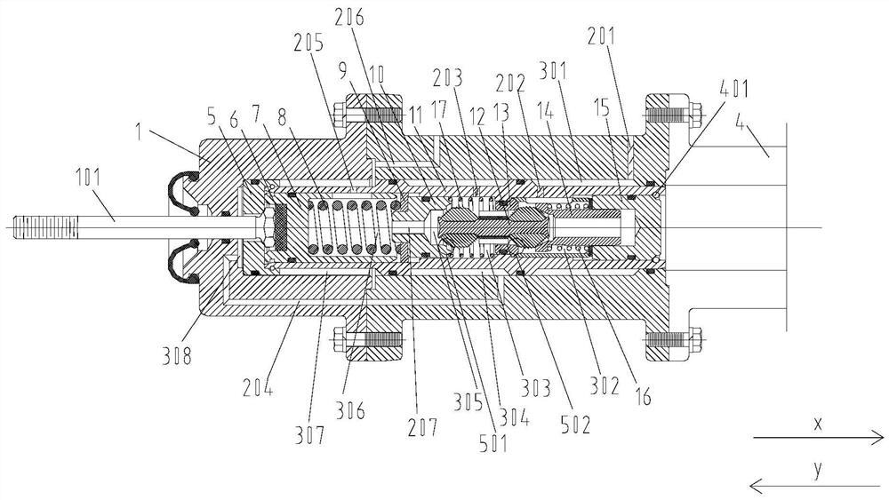 A hydraulic power-assisted brake pressure regulating system for vehicles