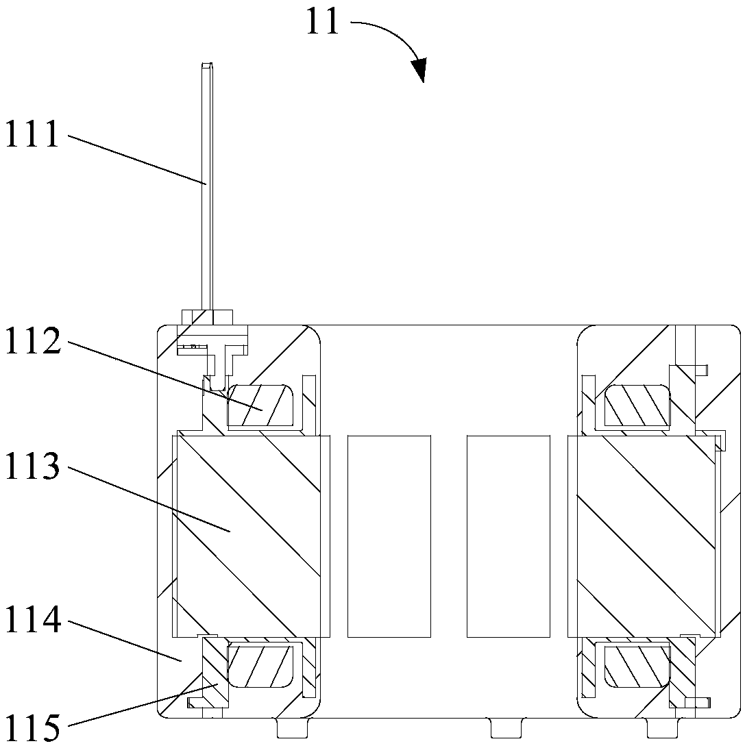 Electronic water pump and casing assembly