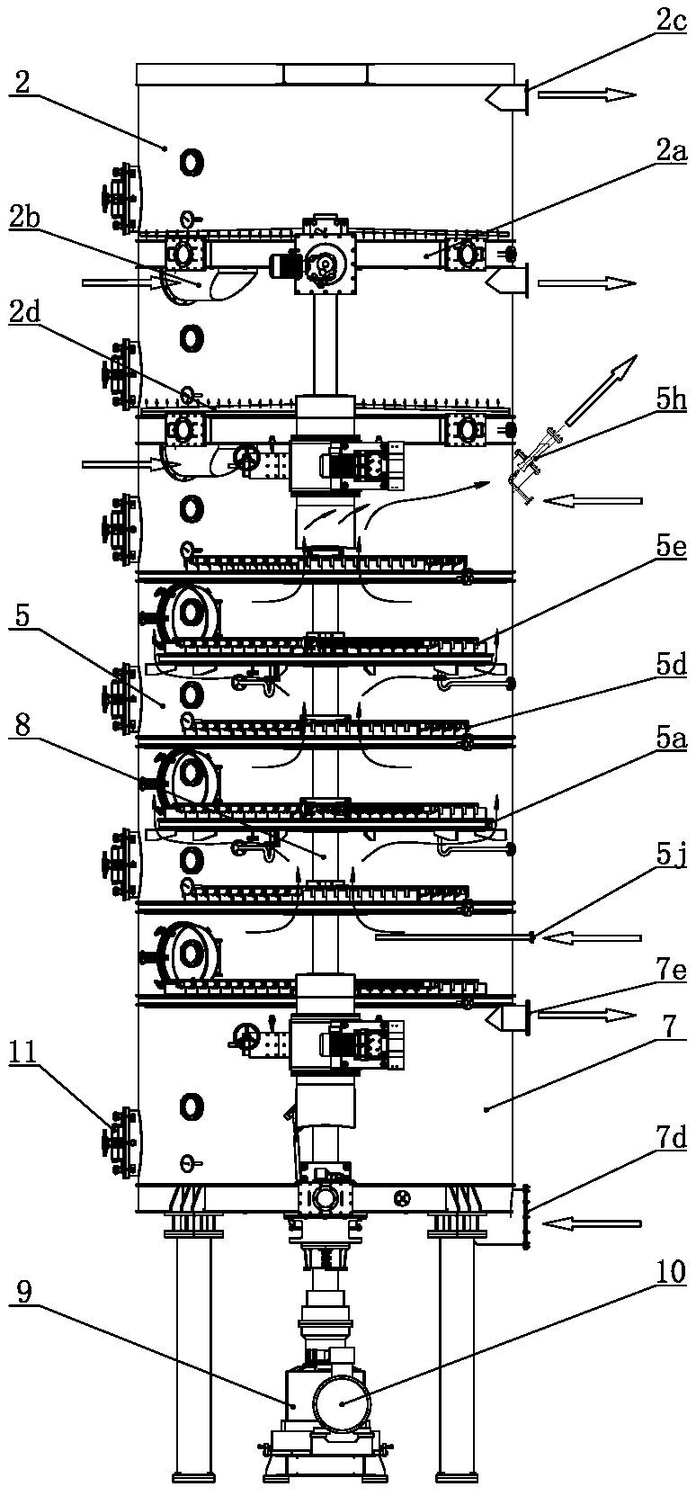 A low-temperature desolventization process for soybean meal