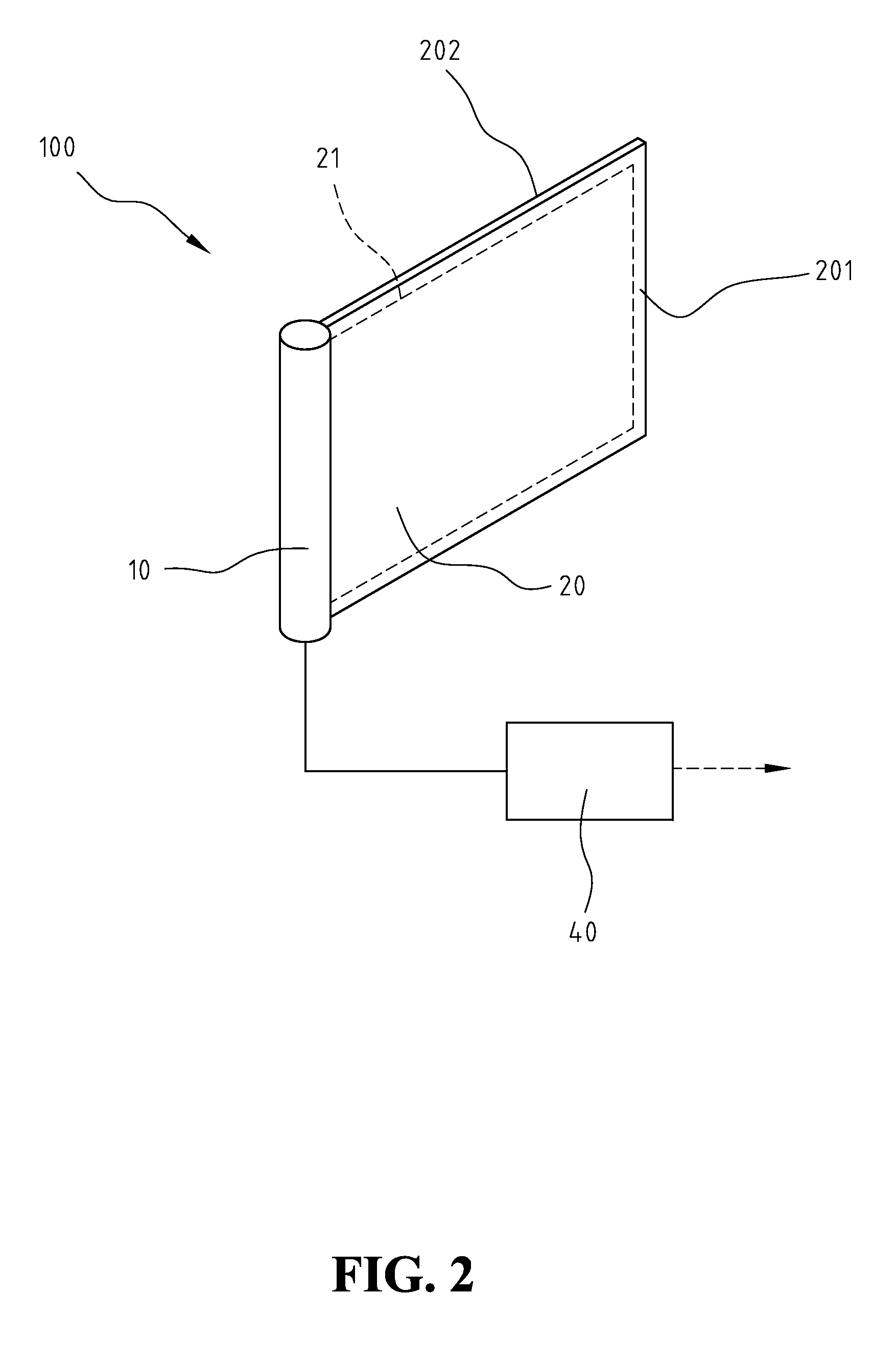 Aerodynamic vibration power-generation device