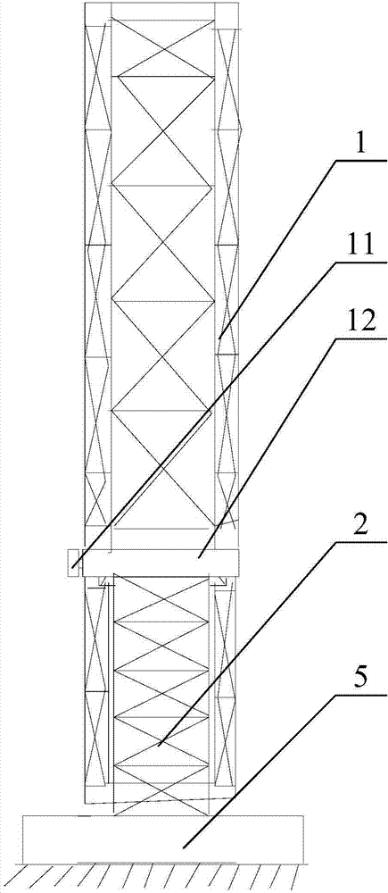 Electric wire erecting device