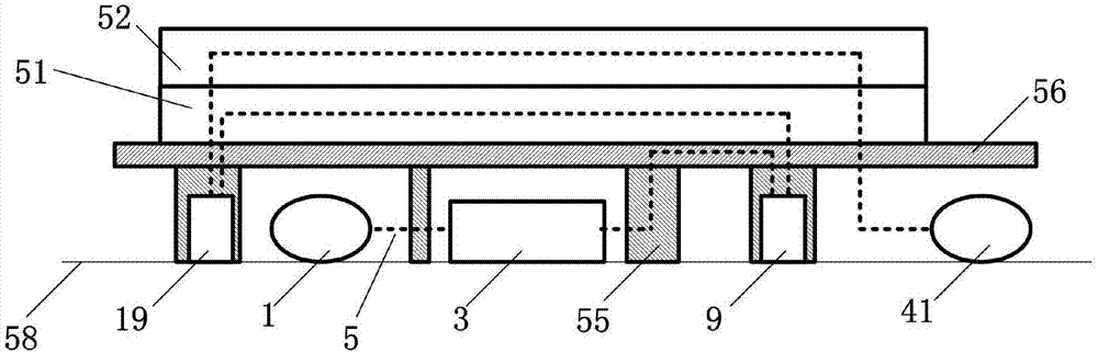 Extrusion glue leveling device of coating machine