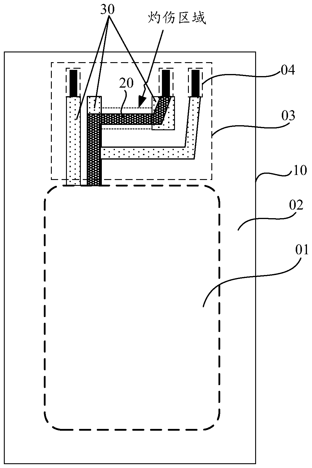 An array substrate, a display device, and a mask plate