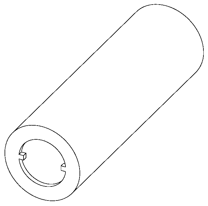 Telescopic connecting piece used for plate-type solid wood furniture