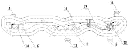 Intake manifold integrating oil-gas separation device with PCV, engine and automobile