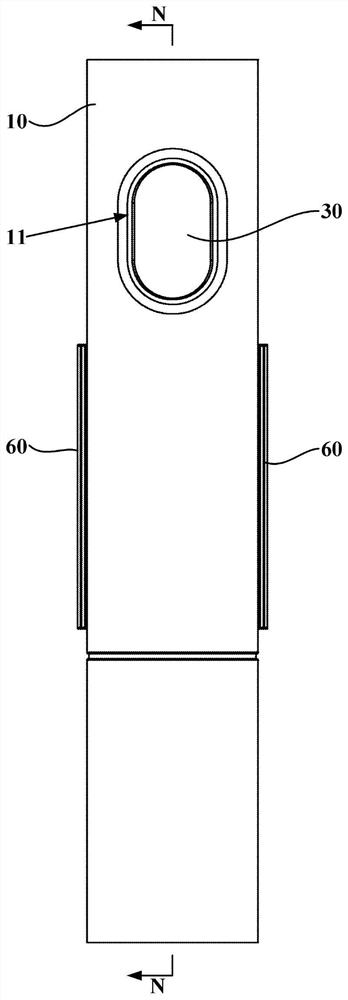 Vertical air conditioner indoor unit