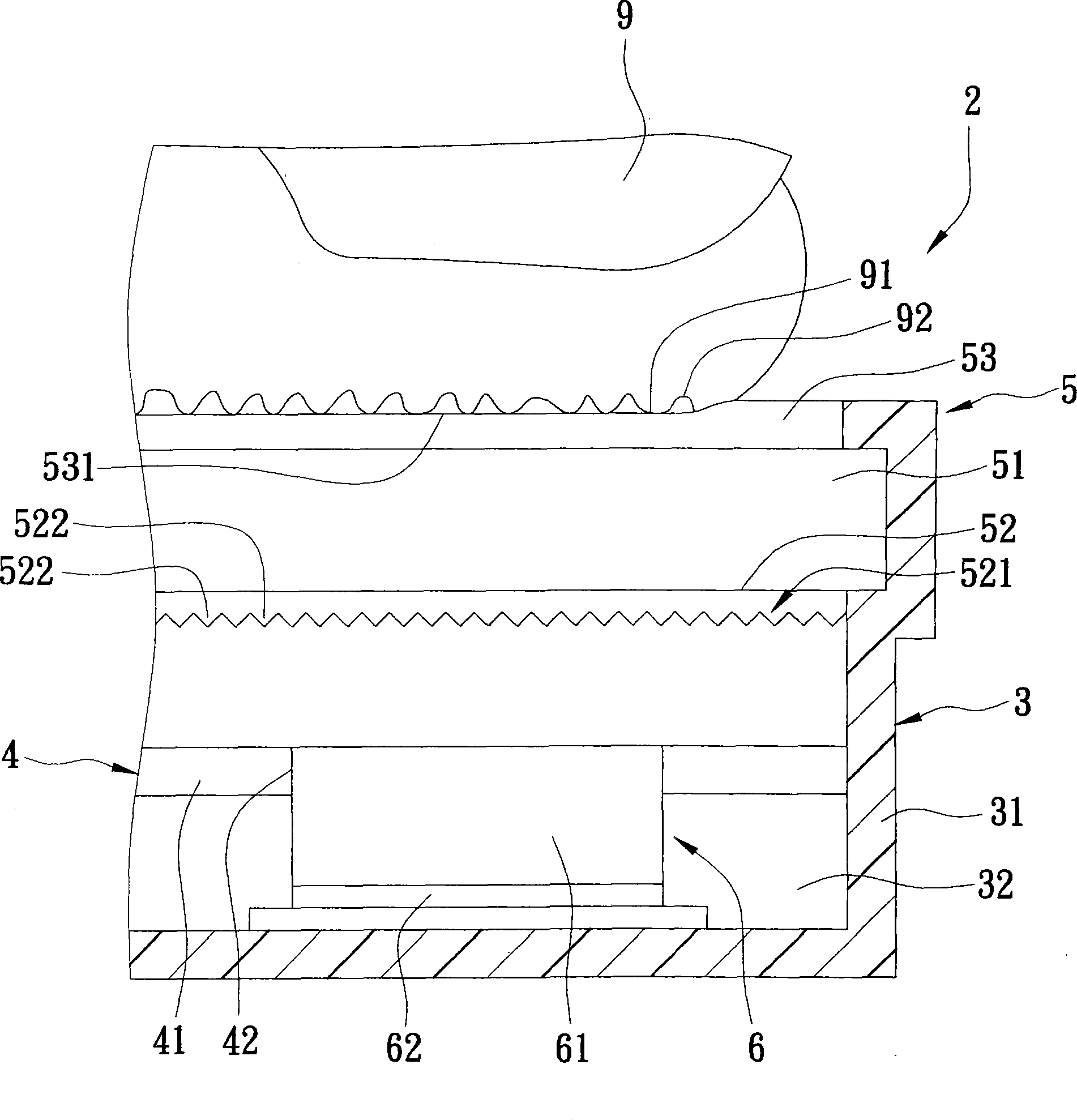 Finger print input module