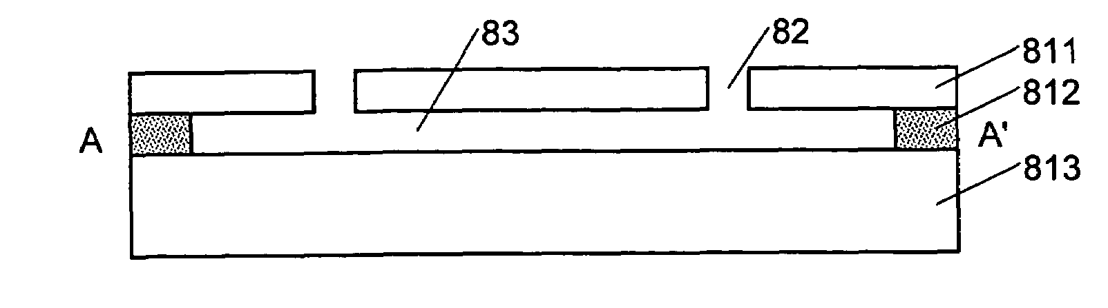 Two-dimensional photonic crystal having air-bridge structure and method for manufacturing such a crystal