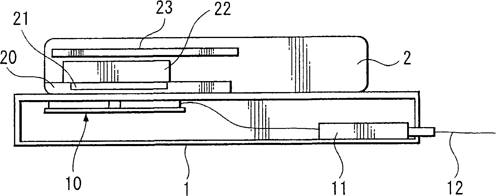 Non-contact power transmission coil, portable terminal and terminal charging device