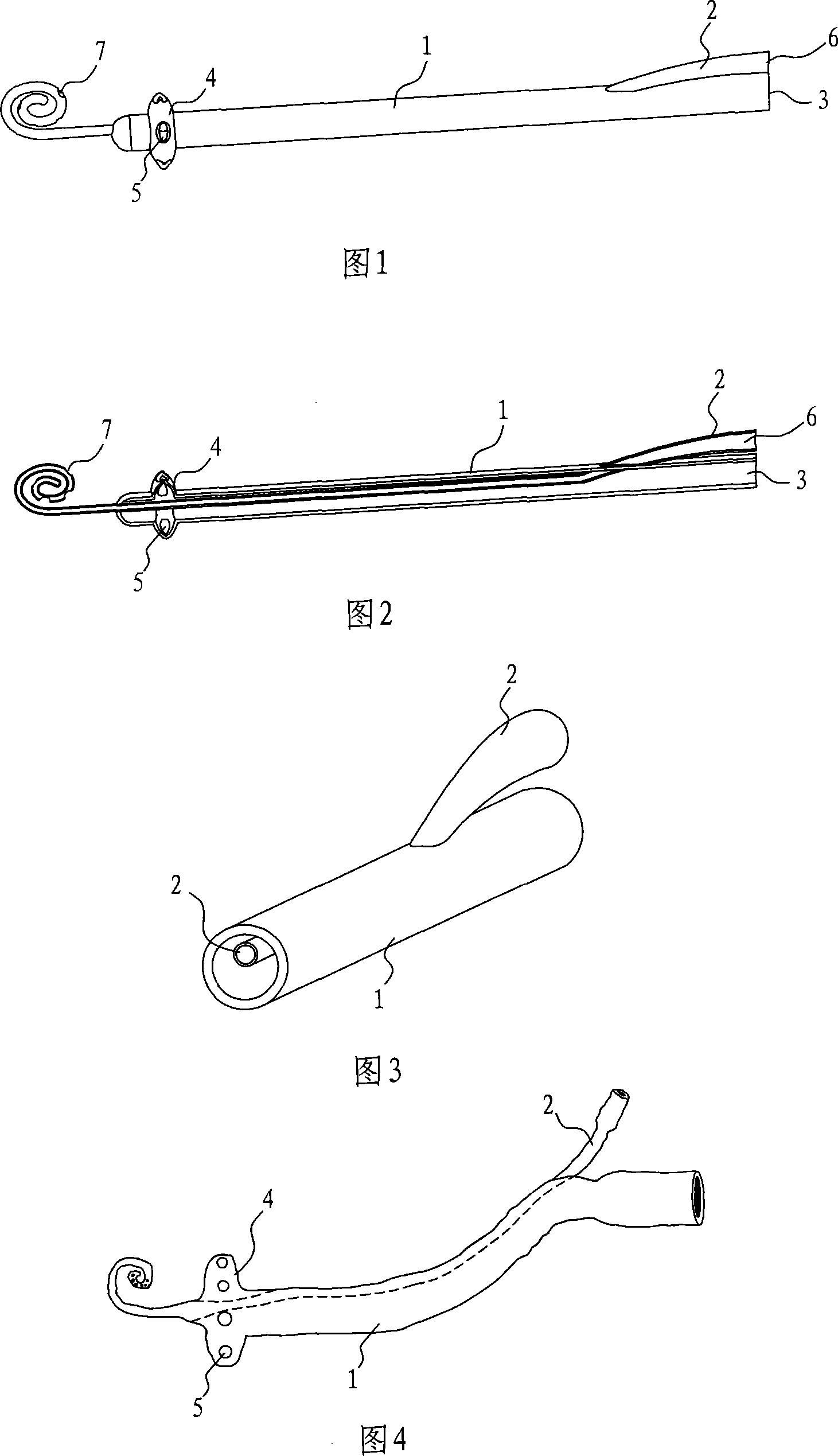 Multi-chamber pyelography and bladder irrigation drainage tube