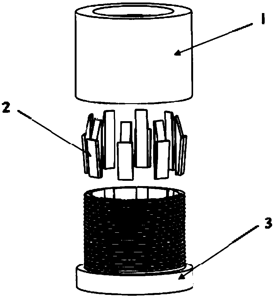 Damping ring for large overhanging boring cutter rod and application method