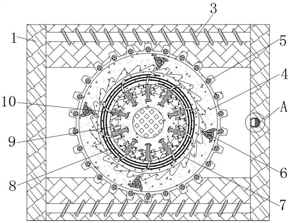 Device capable of fixing forge piece and conducting fixed-point stamping on forge piece