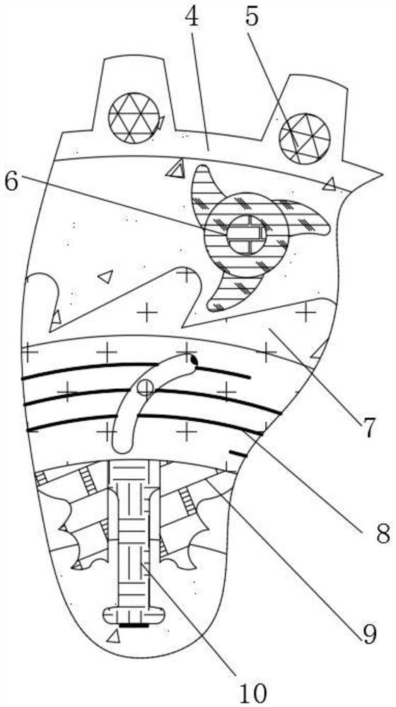 Device capable of fixing forge piece and conducting fixed-point stamping on forge piece