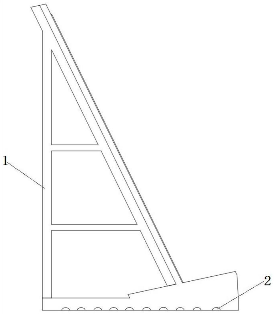 Whole substrate glass multi-piece crushing device and multi-piece crushing method